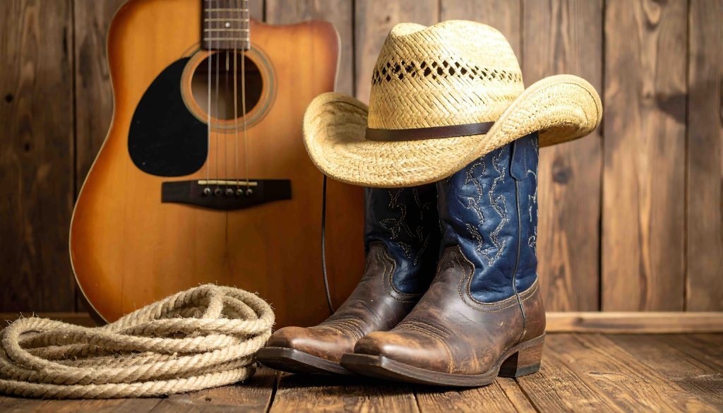 Western theme and guitar_web